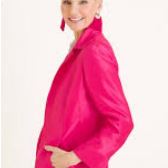 Chico’s Petite Women’s Pink Jacket Summer Business Casual Luncheon Date NWT - Picture 3 of 9